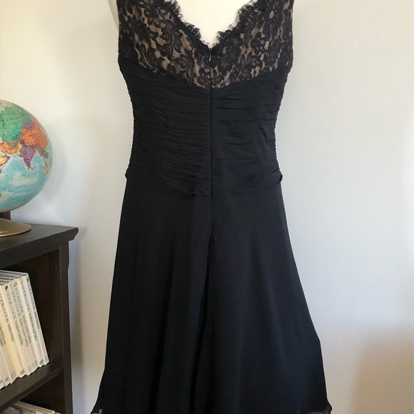 Anne Klein 14W Silk Chiffon Dress - Picture 2 of 14